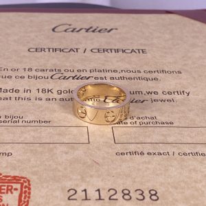Cartier Love 18K Yellow Gold Ring