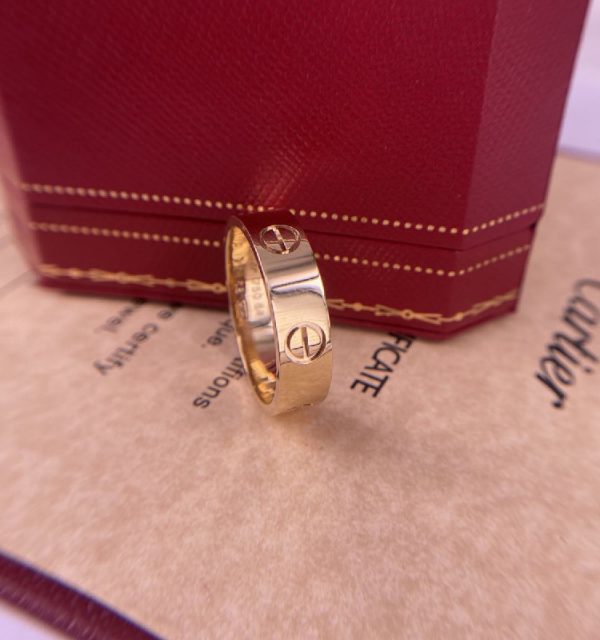 Cartier Love 18K Yellow Gold Ring