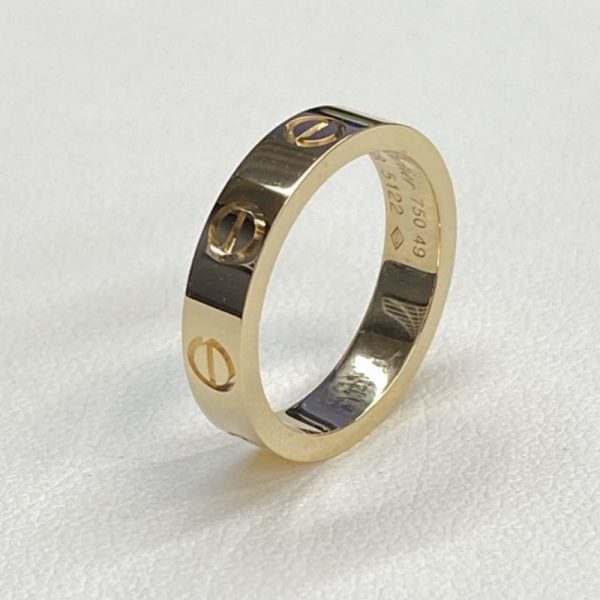 CARTIER LOVE WEDDING BAND YELLOW GOLD