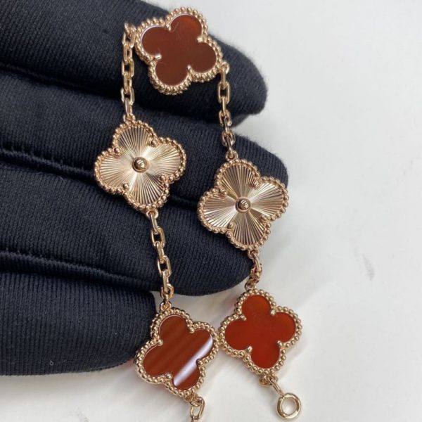 Van Cleef & Arpels Vintage Alhambra Bracelet, 5 Motifs