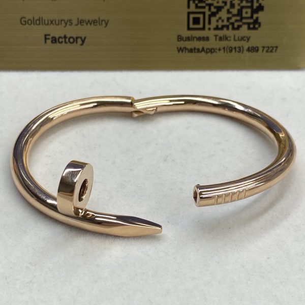 Cartier Juste Un Clou 18K Rose Gold Bracelet Medium Model