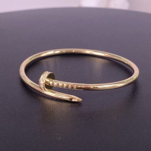 Cartier Juste Un Clou 18K Yellow Gold Bracelet with Diamonds Small Model