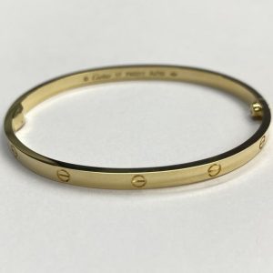 Cartier Love Pure 18K Yellow Gold Bracelet Small Model