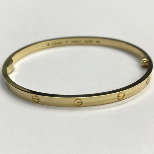 Cartier Love Pure 18K Yellow Gold Bracelet Small Model