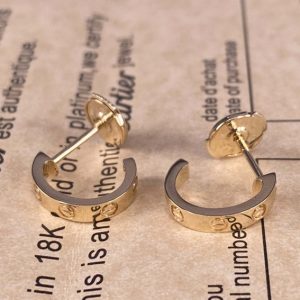 Love Pure 18K Yellow Gold Earrings