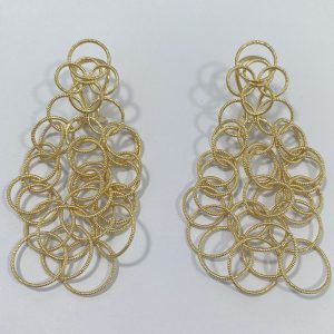 JAUEAR003993 Buccellati Hawaii Solid 18K Yellow Gold Earrings