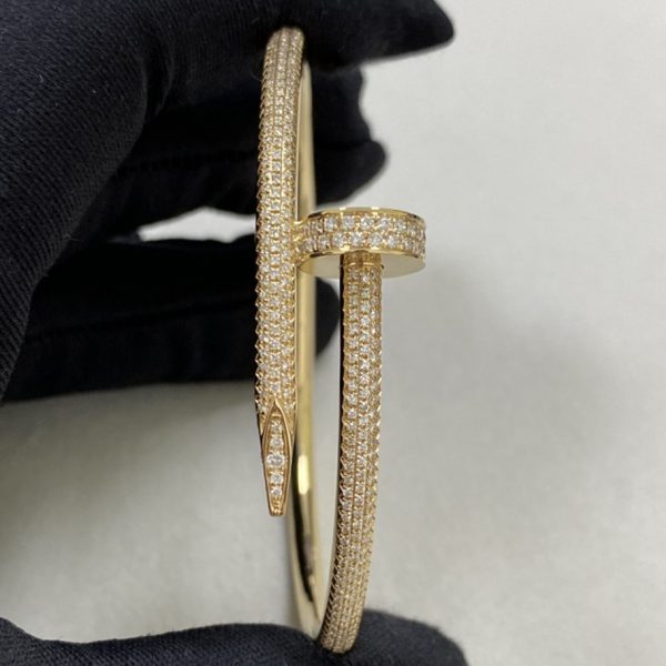 Replica Cartier Juste Un Clou Bracelet 18K Yellow Gold Diamond