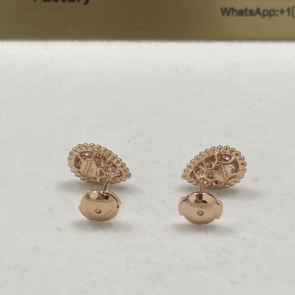 Low Price Boucheron Serpent Boheme Ear Studs S Motif 18K Yellow Gold Diamond JCO00962