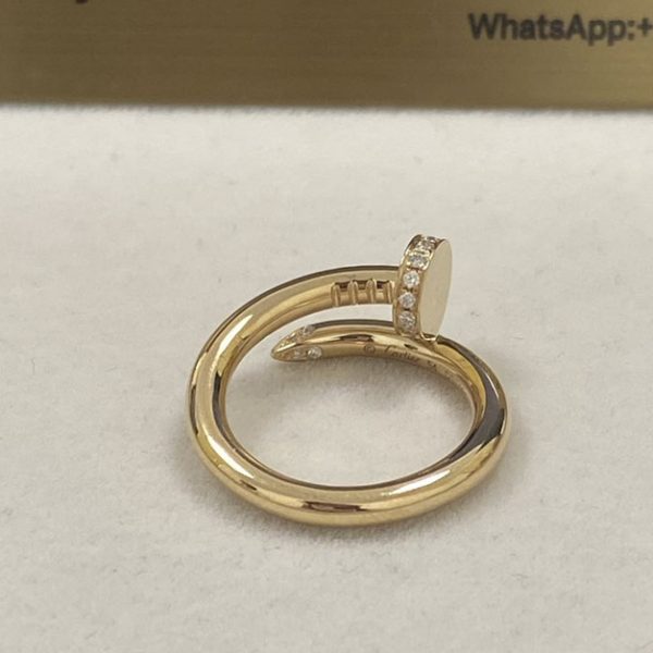 Hot Sale Cartier Juste Un Clou Ring 18K Yellow Gold Diamond B4216900