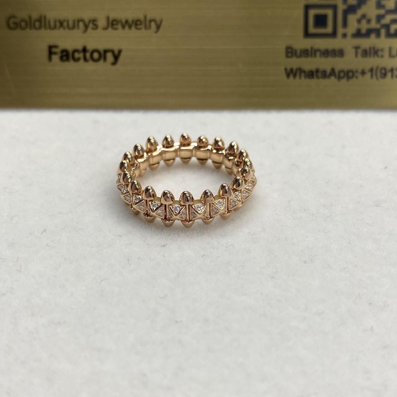 Clash De Cartier 18K Rose Gold Diamond Ring N4796100